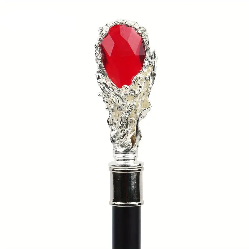 Canne Mystique avec Pierre Rouge Taillée