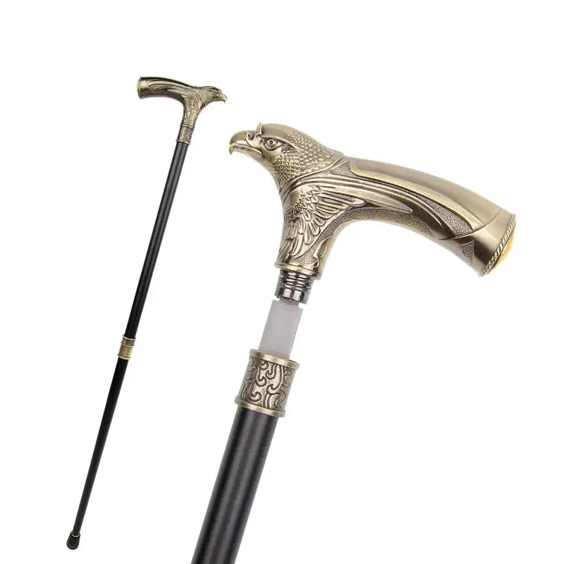 Canne avec Poignée Sculptée Aigle - Sophistication Artistique